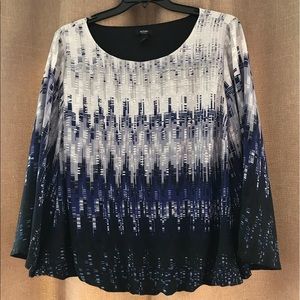 Alfani Flutter sleeve top